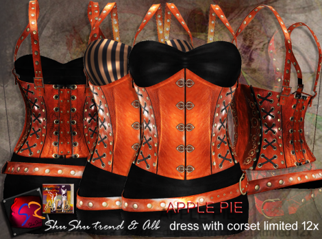 ShuShu & ALB APPLE PIE corset dress limited 12x