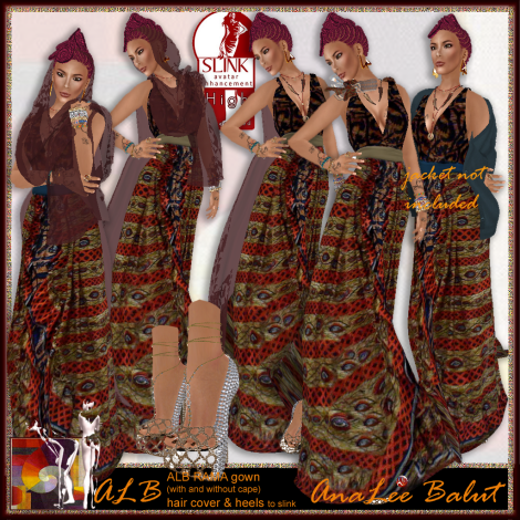 ALB RAMA gown cover heels outfit by AnaLee Balut - ALB Dream Fashion