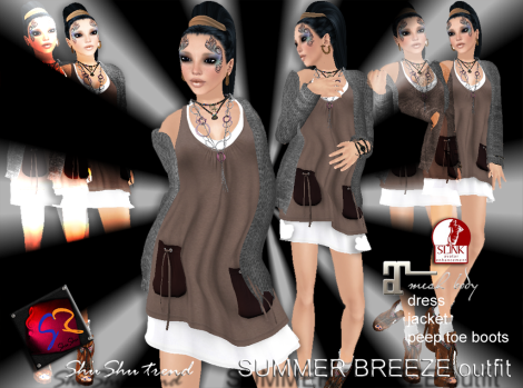 ShuShu SUMMER BREEZE outfit with peep toe heels - GROUP GIFT