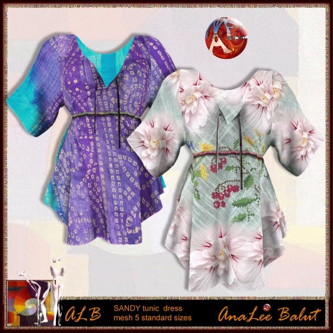 ALB SANDY tunic dress - mesh - AnaLee Balut