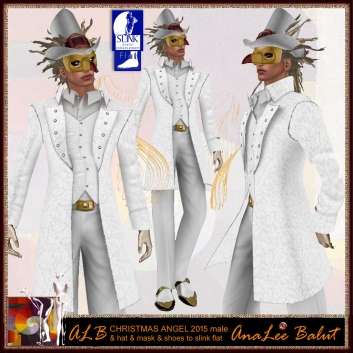 ALB CHRISTMAS ANGEL 2015 male outfit & shoes + more