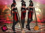 ShuShu WALPURGISNACHT outfit costume included boots skin shape hat