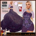 ALB VINTER gown & cloak lilac - SLink Maitreya Belleza