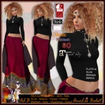 ALB NEA outfit – pullover skirt flats