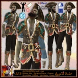 ALB BARBOSSA pirate outfit - FitMesh