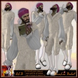 ALB EPHRAIM poet costume - 1 size for all